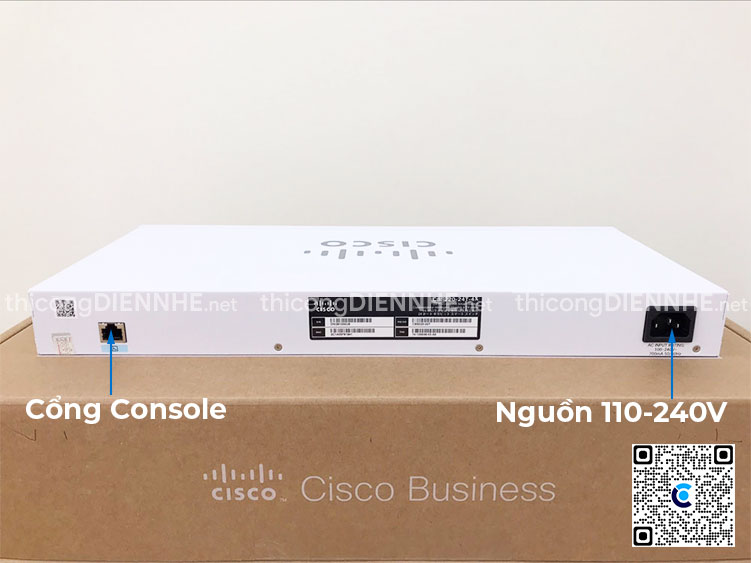 Cisco CBS220-24T-4X-EU | Switch chia mạng 24 Port Gigabit, 4 Port SFP+ 10G 