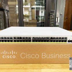 Cisco CBS220-48FP-4X-EU | Switch chia mạng 48 Port PoE Gigabit, tổng công suất 740W