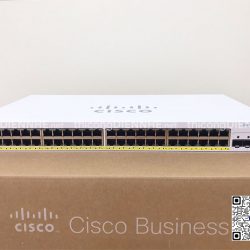Cisco CBS220-48P-4X-EU | Switch chia mạng 48 Port PoE Gigabit, 4 Port SFP+ 10G