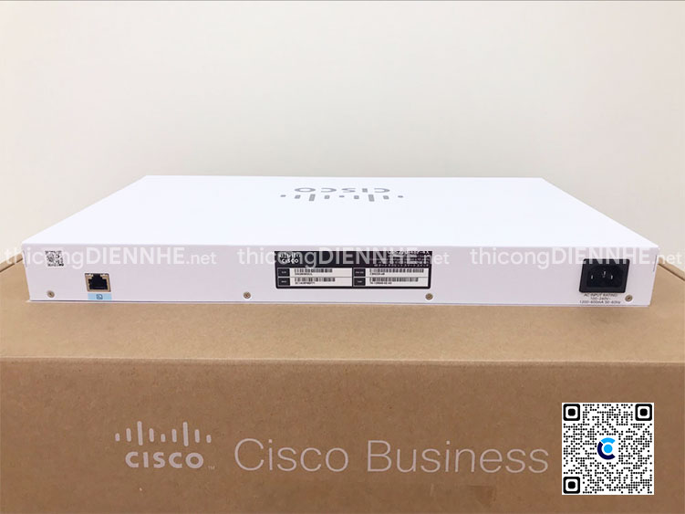 Cisco CBS220-48P-4X-EU | Switch chia mạng 48 Port PoE Gigabit, 4 Port SFP+ 10G