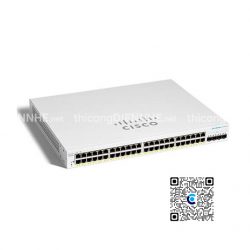 Cisco CBS220-48P-4X-EU | Switch chia mạng 48 Port PoE Gigabit, 4 Port SFP+ 10G
