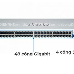 Cisco CBS220-48T-4X-EU | Switch chia mạng 48 Port Gigabit, 4 Port SFP+ 10G