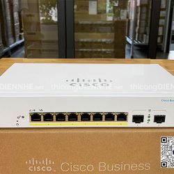 Cisco CBS220-8FP-E-2G | Switch chia mạng 10 Port PoE+ 130W Gigabit Smart Switch