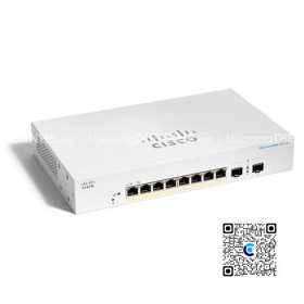 Cisco CBS220-8FP-E-2G | Switch chia mạng 10 Port PoE+ 130W Gigabit Smart Switch