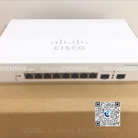 Cisco CBS220-8T-E-2G | Switch chia mạng 10 Port Gigabit Smart