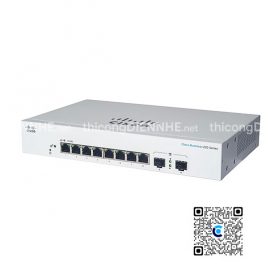 Cisco CBS220-8T-E-2G | Switch chia mạng 10 Port Gigabit Smart