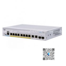 Cisco CBS350-8P-2G-EU | Switch chia mạng 8 PoE Gigabit Port, tổng công suất 67W