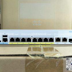Cisco CBS350-8FP-2G-EU | Switch chia mạng 8 PoE Gigabit Port, tổng công suất 120W