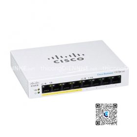 Cisco CBS110-8PP-D-EU | Switch chia mạng 8 Port Gigabit PoE Unmanaged Cisco
