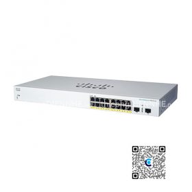 Cisco CBS220-16P-2G-EU | Switch chia mạng 16 Port PoE Gigabit Smart, 2 SFP Gigabit