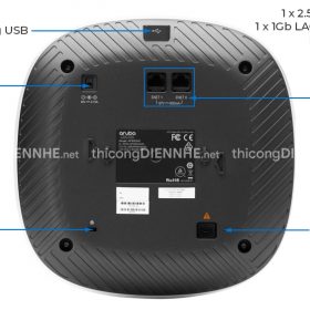 Aruba AP-345 | WiFi ốp trần 2966Mbps, Tải 256user, 1 Cổng PoE chuẩn Gigabit