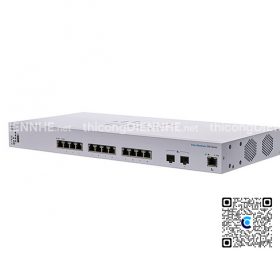 Cisco CBS350-12XT-EU | Switch chia mạng 10 x 10G copper, 2 x 10G copper/SFP+ combo