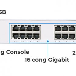 Cisco CBS350-16T-2G-EU | Switch chia mạng 16 Gigabit Port, 2 SFP Port