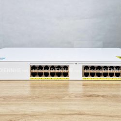 Cisco CBS350-24P-4X-EU | Switch chia mạng 24 PoE Gigabit Port, 4 cổng SFP+ 10G, tổng công suất 195W