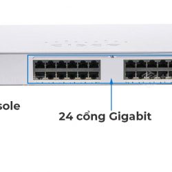Cisco CBS350-24T-4G-EU | Switch chia mạng 24 Gigabit Port, 4 SFP Port