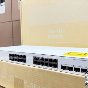 Cisco CBS350-24T-4X-EU | Switch chia mạng 24 Gigabit Port, 4 SFP+ 10G