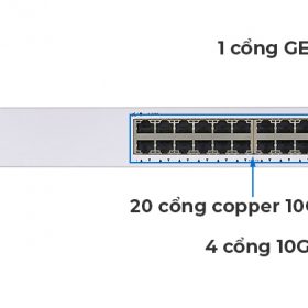 Cisco CBS350-24XT-EU | Switch chia mạng 20 x 10G copper, 4 x 10G copper/SFP+ combo