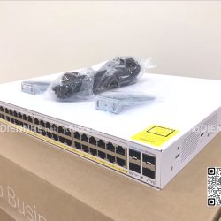 Cisco CBS350-48P-4G-EU | Switch chia mạng 48 PoE Gigabit Port, tổng công suất 370W