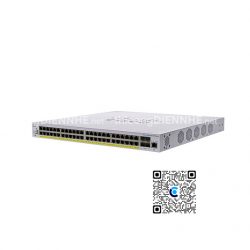 Cisco CBS350-48P-4G-EU | Switch chia mạng 48 PoE Gigabit Port, tổng công suất 370W