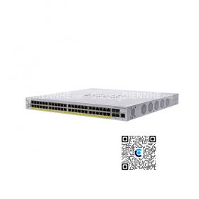 Cisco CBS350-48P-4G-EU | Switch chia mạng 48 PoE Gigabit Port, tổng công suất 370W