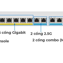 Cisco CBS350-8MGP-2X-EU | Switch chia mạng 6 x Gigabit Ethernet, 2 x 2.5G, 2 x Multigigabit/SFP+ combo