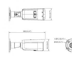 Camera thân IP Hikvision DS-2CD2T23G2-4I độ phân giải 2MP, Hồng ngoại 30m
