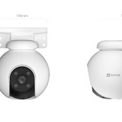 Ezviz H8 Pro 3K Camera trong nhà xoay ngang 360°, độ phân giải 2880 x 1620