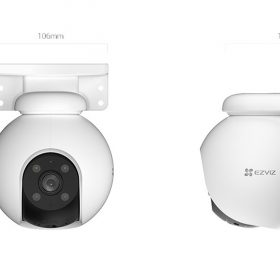 Ezviz H8 Pro 3K Camera trong nhà xoay ngang 360°, độ phân giải 2880 x 1620