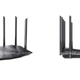 Tenda RX12 Pro | Router WiFi 6 Tốc độ 2976Mbps, 5anten 6dBi, 1Wan/3Lan Gigabit