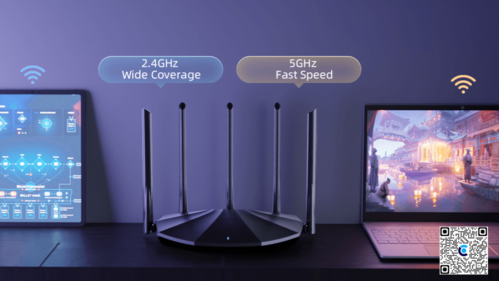 Tenda TX2 Pro | Bộ Phát Wifi 6 Tốc Độ AX1500, 1 Gigabit WAN Port và 3 Gigabit LAN Ports.