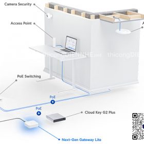 UXG Lite | Controller quản lý UniFi Next-Generation Gateway Lite, 1 Wan và 1 LAN Gigabit