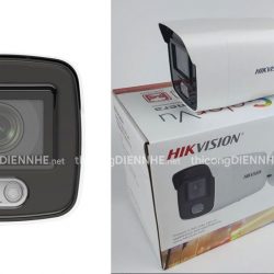 Camera thân IP Hikvision DS-2CD2027G2-LU độ phân giải 2MP, màu 24/7, Hồng ngoại 40m