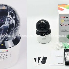 Camera Speed Dome IP Hikvision DS-2DE3A400BW-DE/W độ phân giải 4MP, Hồng ngoại 30m, màu 24/7, 16x digital zoom