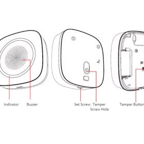 Hikvision DS-PS1-I-WB | Loa báo động không dây ngoài trời, khoảng cách kết nối 900m