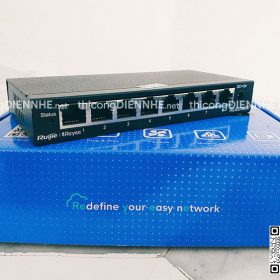 RG-ES108GD | Switch chia mạng 8 Port Gigabit Unmanaged Ruijie vỏ thép