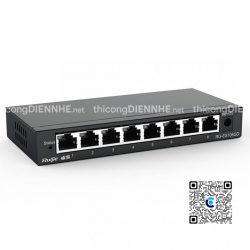 RG-ES108GD | Switch chia mạng 8 Port Gigabit Unmanaged Ruijie vỏ thép