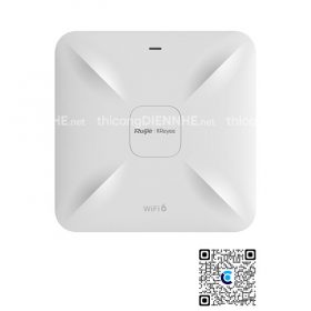 Ruijie RG-RAP2260 | WiFi 6 ốp trần 1775Mbps, Tải 500user, 1 Cổng PoE chuẩn Gigabit