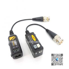 Balun HD-8MP qua dây mạng khoảng cách tối đa 400m