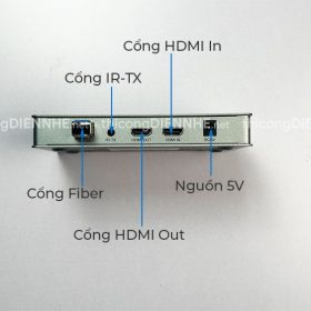 HOLINK HL-HDMI-1F-20T/R | Bộ chuyển đổi HDMI quang khoảng cách 20km