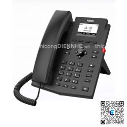 Điện thoại IP Fanvil X301P hỗ trợ 2 tài khoản SIP, 2 cuộc gọi đồng thời