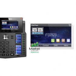 Điện thoại IP Fanvil X6U hỗ trợ 20 tài khoản SIP, 5 cuộc gọi đồng thời, 60 phím DSS