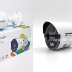 Camera thân IP Hikvision DS-2CD1047G2-LUF độ phân giải 4MP, màu 24/7, Hồng ngoại 30m, có micro