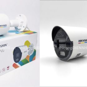 Camera thân IP Hikvision DS-2CD1047G2-LUF độ phân giải 4MP, màu 24/7, Hồng ngoại 30m, có micro