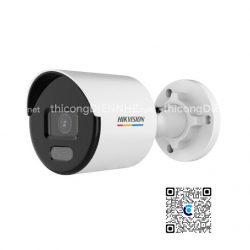 Camera thân IP Hikvision DS-2CD1047G2-LUF độ phân giải 4MP, màu 24/7, Hồng ngoại 30m, có micro