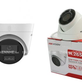 Camera cầu IP Hikvision DS-2CD1323G2-LIUF độ phân giải 2MP, Hồng ngoại 30m, có Micro
