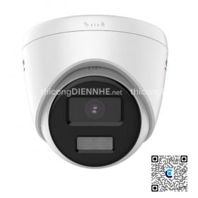 Camera cầu IP Hikvision Camera DS-2CD1327G2-LUF độ phân giải 2MP, màu 24/7, Hồng ngoại 30m, có micro