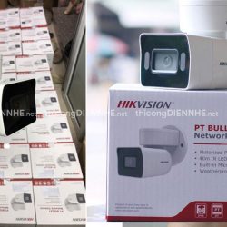 Camera thân IP Hikvision DS-2CD1P23G0-I độ phân giải 2MP, hồng ngoại 40m