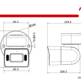 Camera thân IP Hikvision DS-2CD1P23G0-I độ phân giải 2MP, hồng ngoại 40m