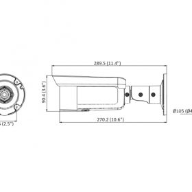 Camera thân có màu IP Hikvision DS-2CD2T47G2-LSU/SL độ phân giải 4MP, Hồng ngoại 60m