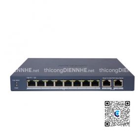 Hikvision DS-3E1310EI/M | Switch 8 x PoE Gigabit 65W, 2 × Gigabit RJ45 port